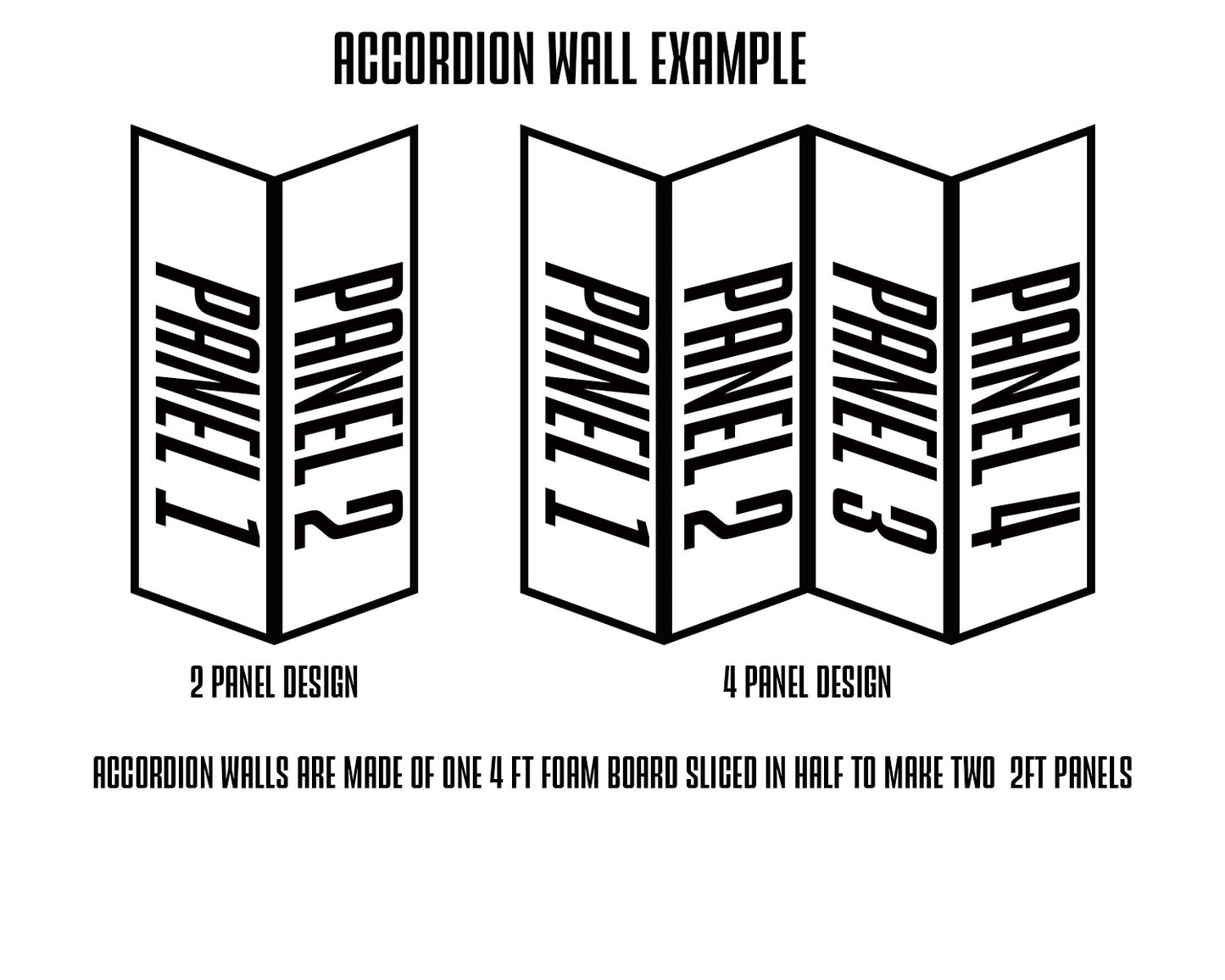 Foam Accordion Wall PICKUP/LOCAL DELIVERY ONLY